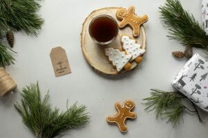 Christmas tree veggie tray